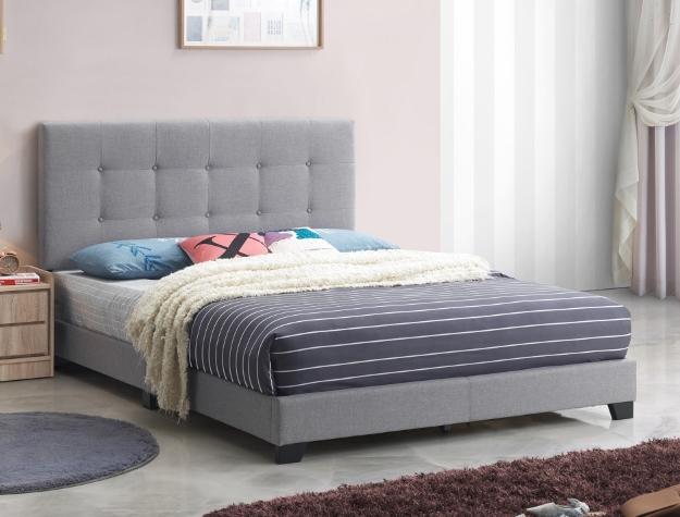 Rigby Gray Twin Platform Bed - 5283GY-T - Gate Furniture