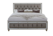 Riley Silver Queen Bed - Gate FurnitureQueen Bed