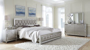 Riley Silver Queen Bed - Gate FurnitureQueen Bed