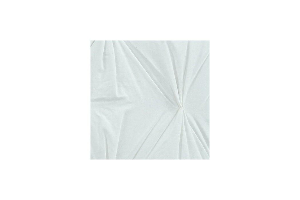 Rimy White 3-Piece King Comforter Set - Q756013K - Gate Furniture