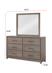 River Brown Panel Bedroom Set - Gate FurnitureBedroom Set