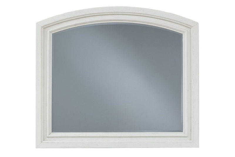 Robbinsdale Antique White Bedroom Mirror - Gate FurnitureMirror