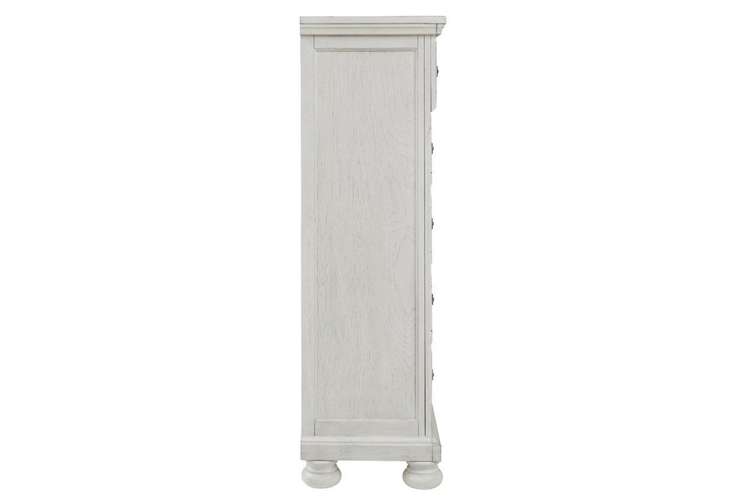 Robbinsdale Antique White Chest of Drawers - B742-46 - Gate Furniture