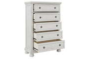 Robbinsdale Antique White Chest of Drawers - Gate FurnitureChest