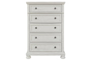Robbinsdale Antique White Chest of Drawers - Gate FurnitureChest
