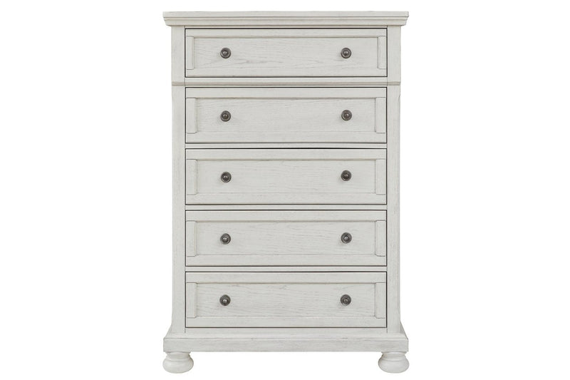 Robbinsdale Antique White Chest of Drawers - Gate FurnitureChest