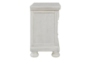 Robbinsdale Antique White Nightstand - Gate FurnitureNightstand