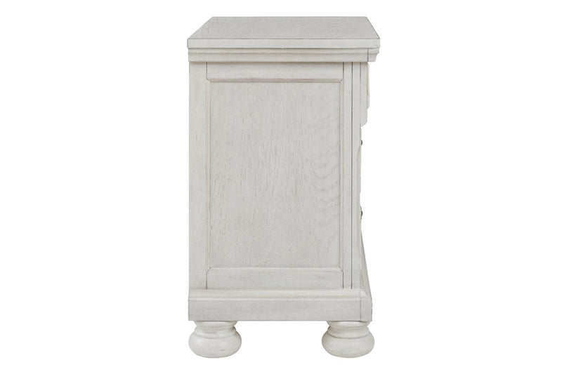 Robbinsdale Antique White Nightstand - Gate FurnitureNightstand