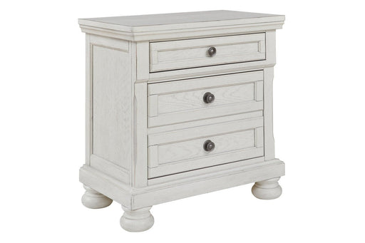 Robbinsdale Antique White Nightstand - Gate FurnitureNightstand