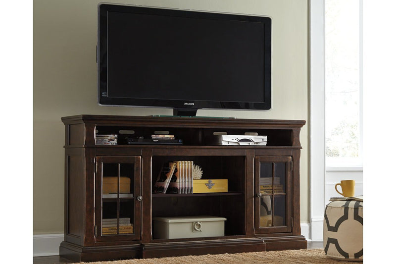 Roddinton Dark Brown 72" TV Stand - Gate FurnitureTV Stand