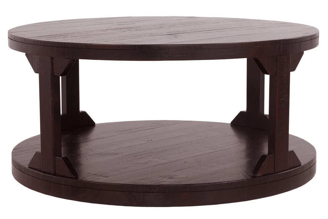 Rogness Rustic Brown Coffee Table - T745-8 - Gate Furniture