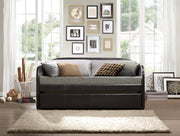 Roland Dark Brown Daybed with Trundle - Gate FurnitureDaybed