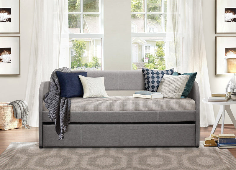 Roland Gray Daybed with Trundle - Gate FurnitureDaybed