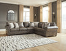 Roleson Quarry Leather RAF Sectional - Gate Furniture