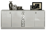 Roma 4-Door Buffet White - i24037 - Gate Furniture