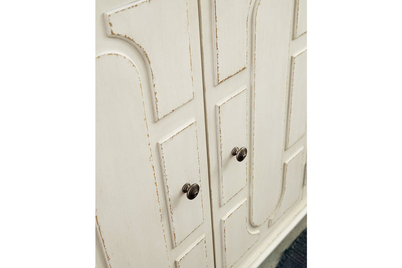 Roranville Antique White Accent Cabinet - Gate FurnitureCabinet