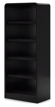 Rowanbeck Black 72" Bookcase - H821-17