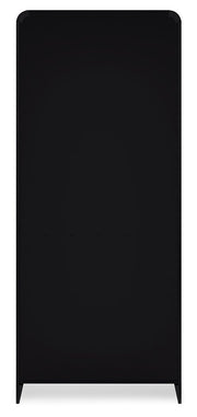 Rowanbeck Black 72" Bookcase - H821-17