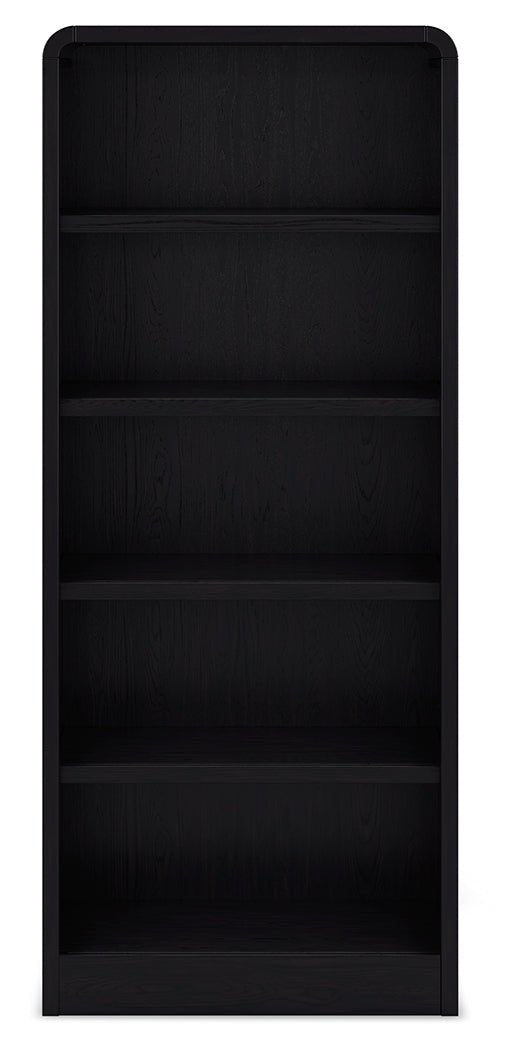 Rowanbeck Black 72" Bookcase - H821-17
