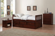 Rowe Cherry Twin/Twin Trundle Captain Bed - B2013PRDC-1 - Gate Furniture