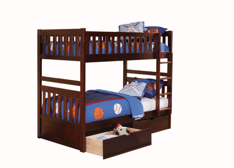 Rowe Cherry Twin/Twin Bunk Bed - Gate FurnitureBunk Bed