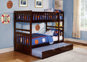 Rowe Cherry Twin/Twin Bunk Bed - Gate FurnitureBunk Bed