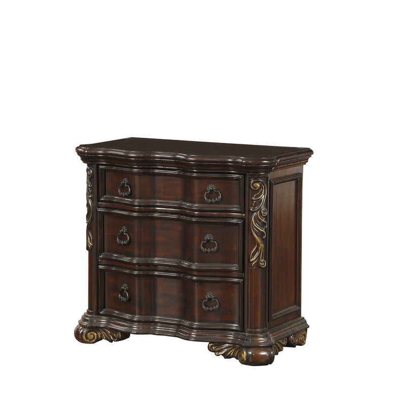 Royal Highlands Rich Cherry Nightstand - Gate FurnitureNightstand