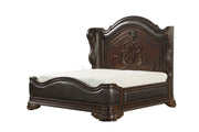 Royal Highlands Rich Cherry Upholstered Panel Bedroom Set - Gate FurnitureBedroom Set