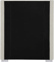 Royce Linen Textured Twin Bed (3 Boxes) Beige - Gate FurnitureTwin Bed