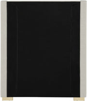 Royce Linen Textured Twin Bed (3 Boxes) Beige - Gate FurnitureTwin Bed