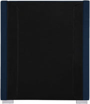 Royce Linen Textured Twin Bed (3 Boxes) Blue - Gate FurnitureTwin Bed