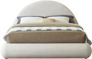 Rudy Teddy Fabric Full Bed Cream - RudyCream-F