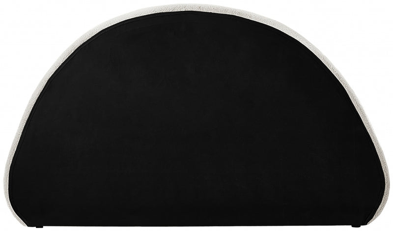 Rudy Teddy Fabric Full Bed Cream - RudyCream-F