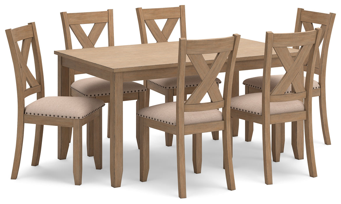 Sanbriar Dining Table and Chairs (Set of 7) - D393-425