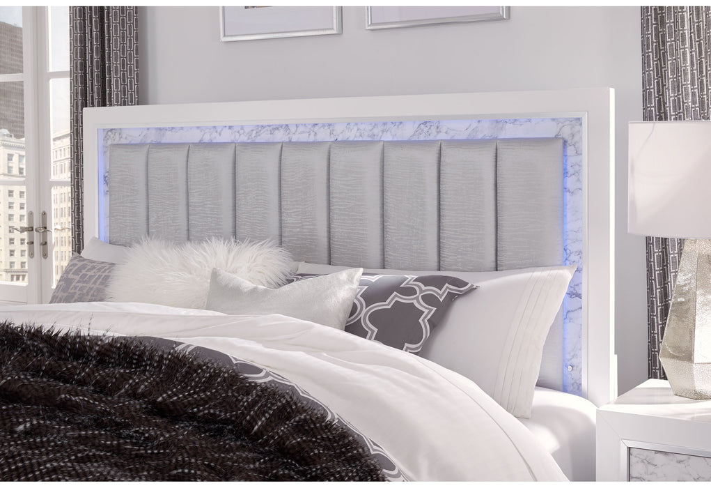 Santorini White King Bed Group - SANTORINI-WH-KBG - Gate Furniture