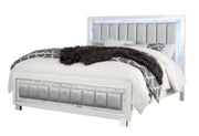 Santorini White King Bed - Gate FurnitureKing Bed