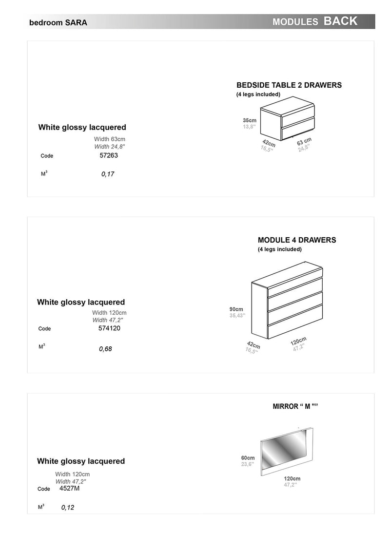 Sara Bedroom Set - Gate FurnitureBedroom Set