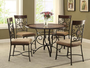 Sarah Brown Round Dining Set - Gate FurnitureDining Room Set