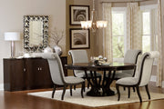 Savion Espresso Round/Oval Extendable Dining Set - Gate FurnitureDining Room Set