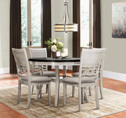 Savor White 5 - Piece Dining Set - Gate FurnitureDining Room Set