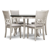 Savor White 5 - Piece Dining Set - Gate FurnitureDining Room Set