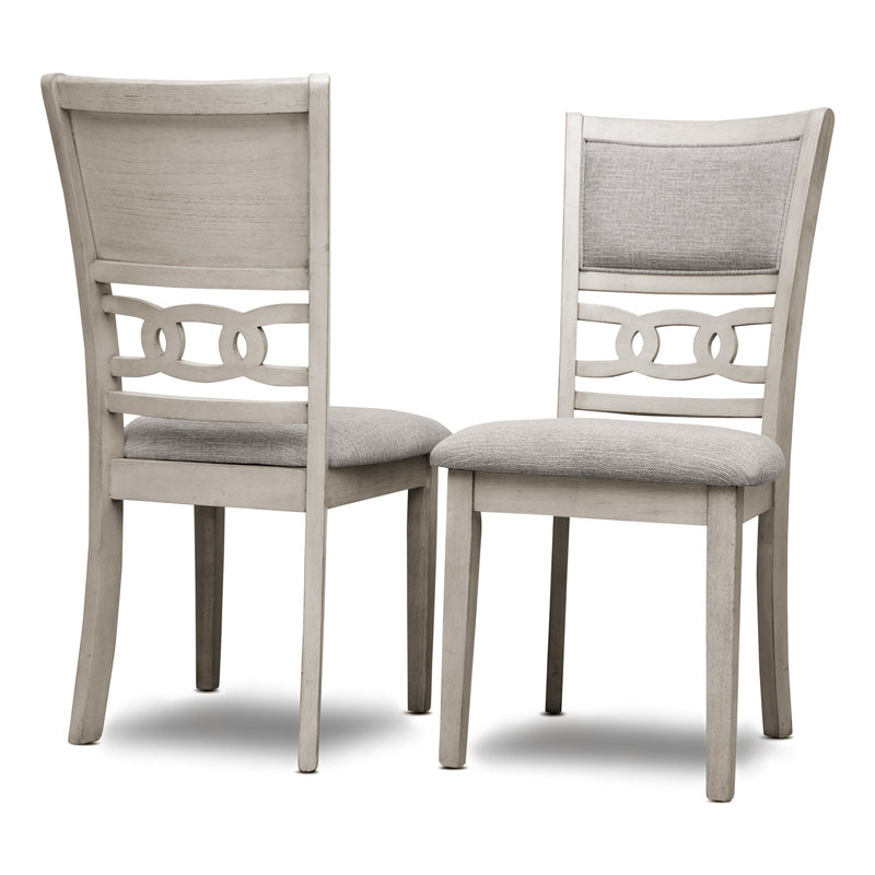 Savor White 5 - Piece Dining Set - Gate FurnitureDining Room Set