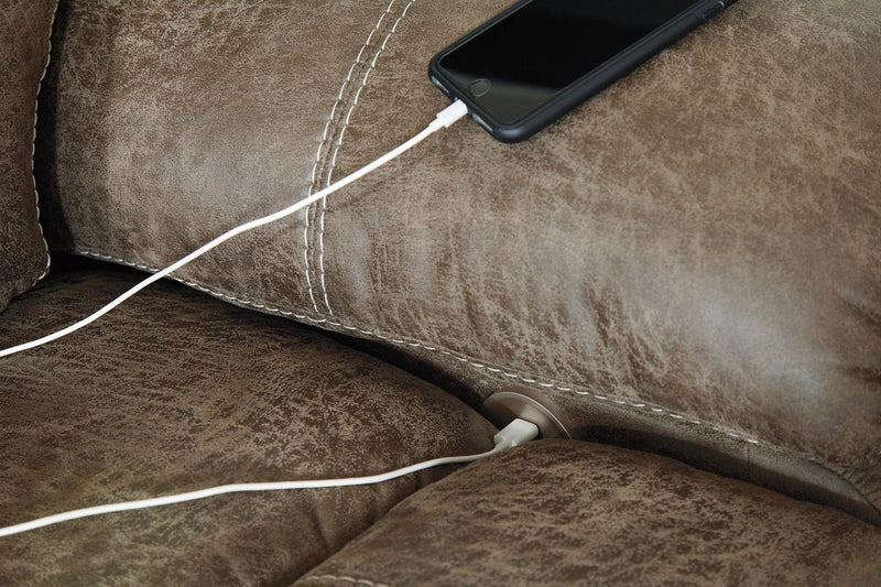 Segburg Driftwood 2 - Piece Power Reclining Sofa - Gate FurniturePower Reclining Sofa