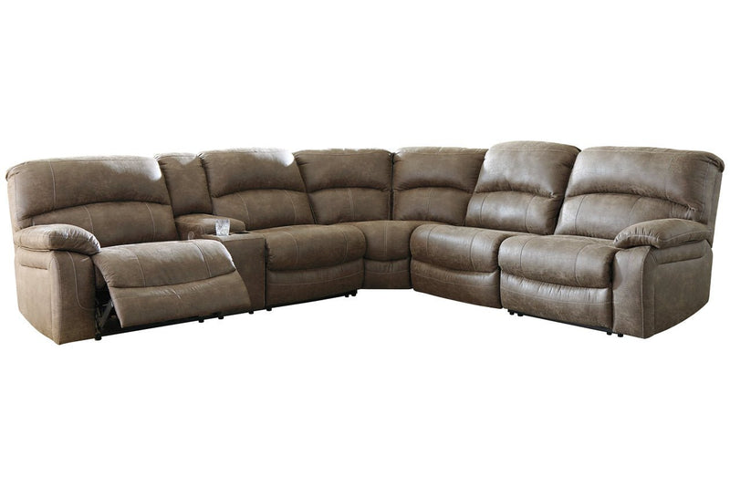 Segburg Driftwood 4 - Piece Power Reclining Sectional - Gate FurniturePower Reclining Sectional