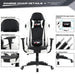 Sempe Game Chair - G004BW - Gate Furniture