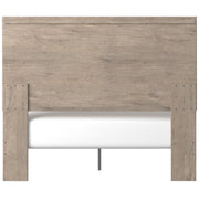 Senniberg Light Brown - White Queen Panel Bed - Gate FurnitureQueen Bed