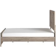 Senniberg Light Brown - White Queen Panel Bed - Gate FurnitureQueen Bed