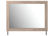 Senniberg Light Brown/White Bedroom Mirror - Gate FurnitureMirror
