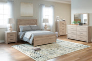Senniberg Light Brown/White Panel Youth Bedroom Set - Gate FurnitureYouth Bedroom Set