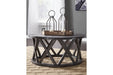 Sharzane Grayish Brown Coffee Table - T711-8 - Gate Furniture